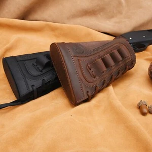 Custodia in pelle per fucile buttstock munizioni .30-30..45/70 .22LR 12GA - Foto 1 di 84