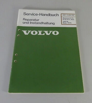 Manual De Taller Volvo 240 Motor B17 / B19 / B21 / B23 De 1975 A 1985 - Imagen 1 de 2