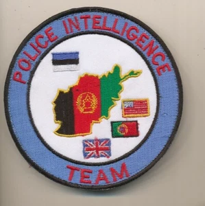 Polizei Geheimdienst Afghanistan Patch Afghan Made Estland USA Portugal UK - Bild 1 von 1