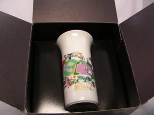 Vase klein, Rosenthal, Motiv von Björn Wiinblad, ca. 10cm, original Schachtel #1 - Bild 1 von 5