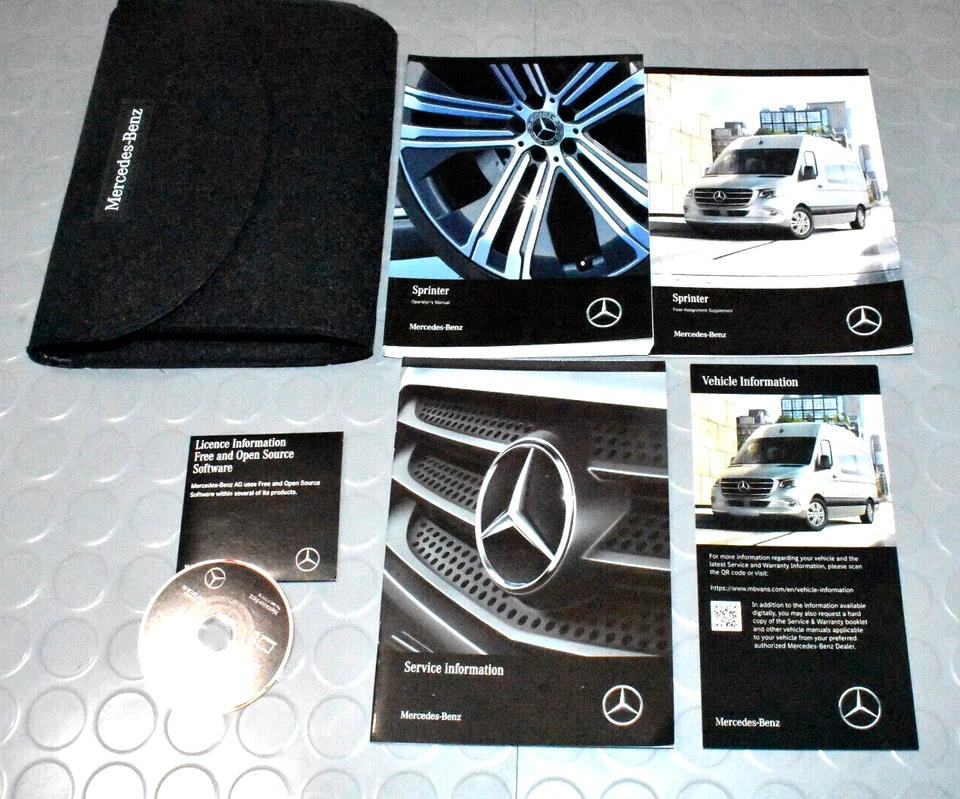 2025 MERCEDES BENZ SPRINTER OWNERS MANUAL OEM CASE - Image 1 of 1