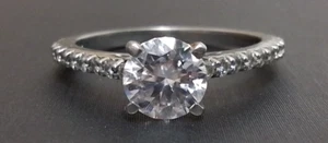 1.50CT Diamond .950 Platinum Wedding Band Ring 1.8MM - Size 8.25 - Picture 1 of 7