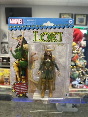 Figura de acción retro Marvel Legends Loki Agent of Asgard Avengers Classic Hasbro Foto 1 de 4