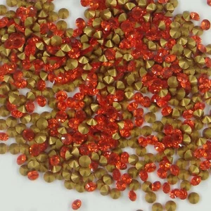 1012 PP14 RT * 100 Swarovski Strasssteine konischer Boden 1012 PP14 (2,05mm)ROTTOPAS - Bild 1 von 4