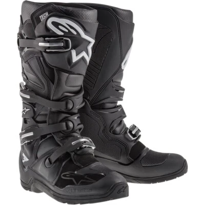 Alpinestars Tech 7  Enduro Motorcycle Off Road Boots - Black - Image 1 of 4