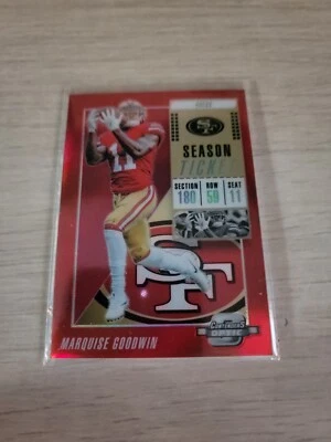 2018 Contenders Optic Football Marquise Goodwin - Season Ticket 156/199 SC3024 - Image 1 of 3