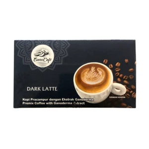 GanoCafe Dark Latte Premix Coffee With Ganoderma Lucidum Extract 15 Sachet - Picture 1 of 8
