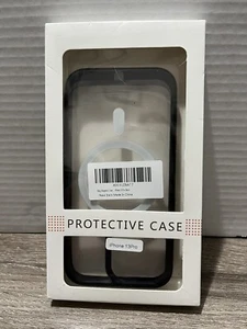 iPhone 13 Pro 6.1" Case - compatible with wireless charging - Black and Clear - Picture 1 of 12