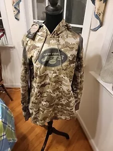 Felpa con cappuccio militare New York JETS 2021 Saluto al servizio donna grande nuova con etichette prezzo consigliato dal produttore $100 - Foto 1 di 13