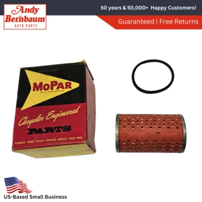 1958-1969 Dodge Truck D100 Fuel Filter Element & Gasket Package NOS 1879519 - Image 1 of 4