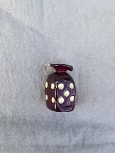 Antique German Hand Blown Glass Pitcher Bottle Jug Dice Die Dollhouse Miniature  - Picture 1 of 6