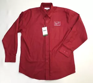 Ray-Ban Genuine Since 1937 Cutter Buck L/S Button Down Red Shirt Men’s L New - Picture 1 of 10