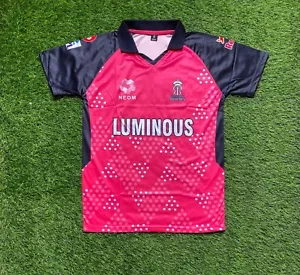 IPL Cricket T20 2025 Rajasthan Royals RR Fan Premium Quality Jersey T-Shirt - Picture 1 of 6