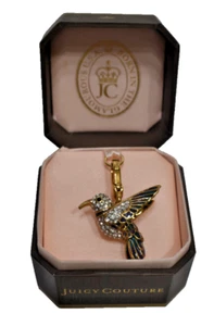 Juicy Couture Hummingbird Charm Gold YJRUO730 New In Box! - Picture 1 of 5