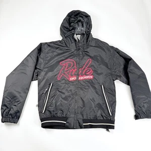 Ride Snowboards Hombres S Snowboard Chaqueta Negra Impermeable Nieve Cremallera Bolsillos Capucha - Imagen 1 de 15