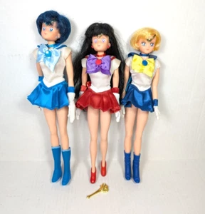 Vintage Sailor Moon Puppen Irwin Toys 2000 Mercury Uranus Mars (mit Zauberstab) Deluxe - Bild 1 von 13