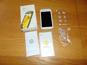 White Motorola Moto e 4GB Second Generation Android Smart phone - Locked Tesco