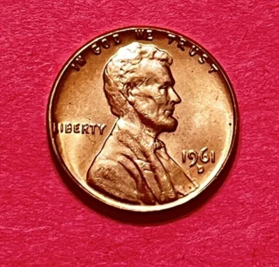 1961 D Lincoln Memorial Penny BRILLIANT UNCIRCULATED - Image 1 of 2