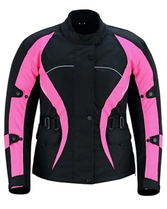 Chaqueta de motocicleta Warrior Gears para mujer ventilación de aire 600D Cordura blindada CE - Imagen 1 de 8
