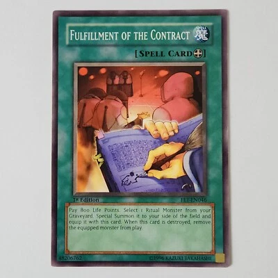 Fulfillment of the Contract - FET-EN046 - VLP - Common - 1st ed - Yugioh - Image 1 of 2