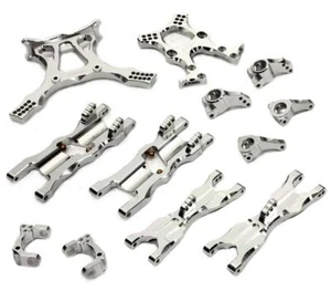 Silver Billet Machined Suspension Upgrade Kit for HPI Blitz 1/10 Scale Truck - Picture 1 of 1