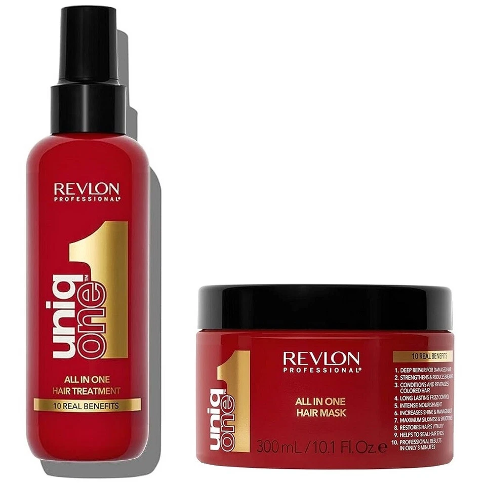 Revlon Uniq One Set All In One Hair Treatment 150ml + Hair Mask 300ml (70,89€/1l - Bild 1 von 1