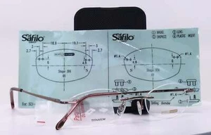 Safilo SD4100 DX6 Pink Girls Kids Oval Rimless Eyeglasses 49-17-135 B:29 ITALY - Picture 1 of 12