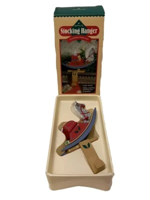 Hallmark Caballo Mecedor Navidad Medias Colgador - Estilo Antiguo 1984 De Colección Foto 1 de 4
