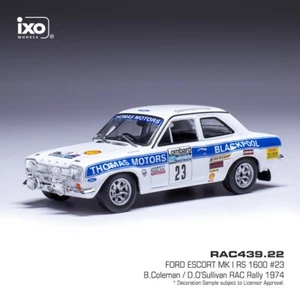 IXO MODELS FORD ESCORT MKI RS 1600 #23 RAC RALLYE 1974 MASSSTAB 1:43 RAC439 - Bild 1 von 2