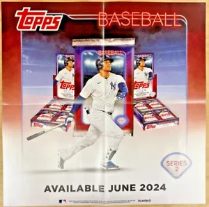 2024 Topps Series 2 Hobby Case Poster 18" X 18" Juan Soto Cover New York Yankees - Picture 1 of 1
