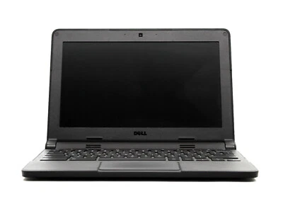 Dell Chromebook 3120 11.6" Celeron N2840 2.16GHz 4GB RAM 16GB SSD Laptop - Black - Image 1 of 4