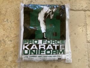 Pro Force Karate Uniform Size 2 Stock #26721 55% Cotton/45% Poly Blend (NIB)