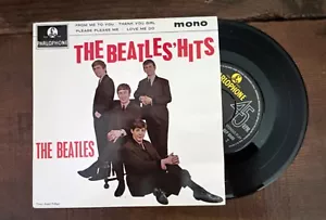 RARE BEATLES "THE BEATLES HITS" UK EP W/PIC SLEEVE - Picture 1 of 2