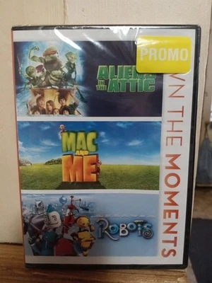 Own the Moments: Mac & Me -Aliens in the Attic - Robots DVD(2012) Sealed! - Image 1 of 2