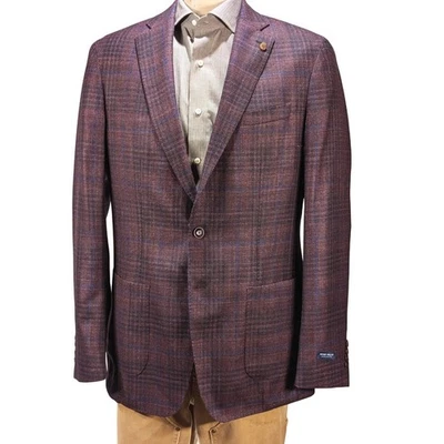 Peter Millar Men's Plaid Two Button Sport Coat Blazer Sz 42L NWT $,1295 - Image 1 of 4