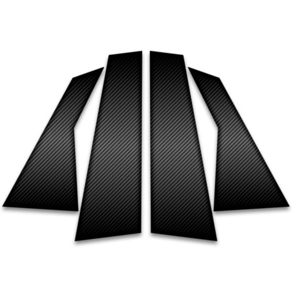 4pc Carbon Fiber Pillar Post Trim fits 2005-2008 Audi A4 Foto 1 de 1