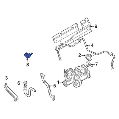 For Volkswagen Jetta 2000-2005 Volkswagen 06A906283E Turbocharger Boost Solenoid Foto 1 de 3