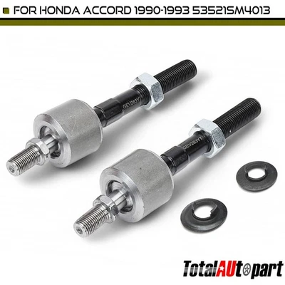 2x Extremo de varilla de amarre para Honda Accord 1990 1991 1992 1993 lado interior delantero 53521SM4013 Foto 1 de 4