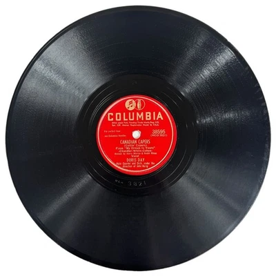 Doris Day Canadian Capers 10 Inch Shellac 78 RPM Columbia 38595 Dinah Shore - Image 1 of 4