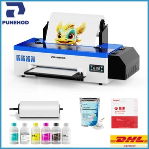 Impresora DTF de transferencia PUNEHOD 13 pulgadas L1800 para ropa blanca/oscura - Imagen 1 de 8