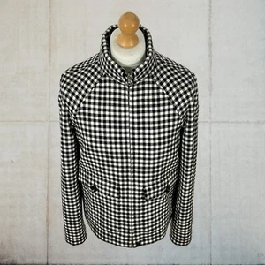 Chaqueta Pretty Green Black Label Abraham Moons 100 % lana blanco y negro a cuadros - Imagen 1 de 24