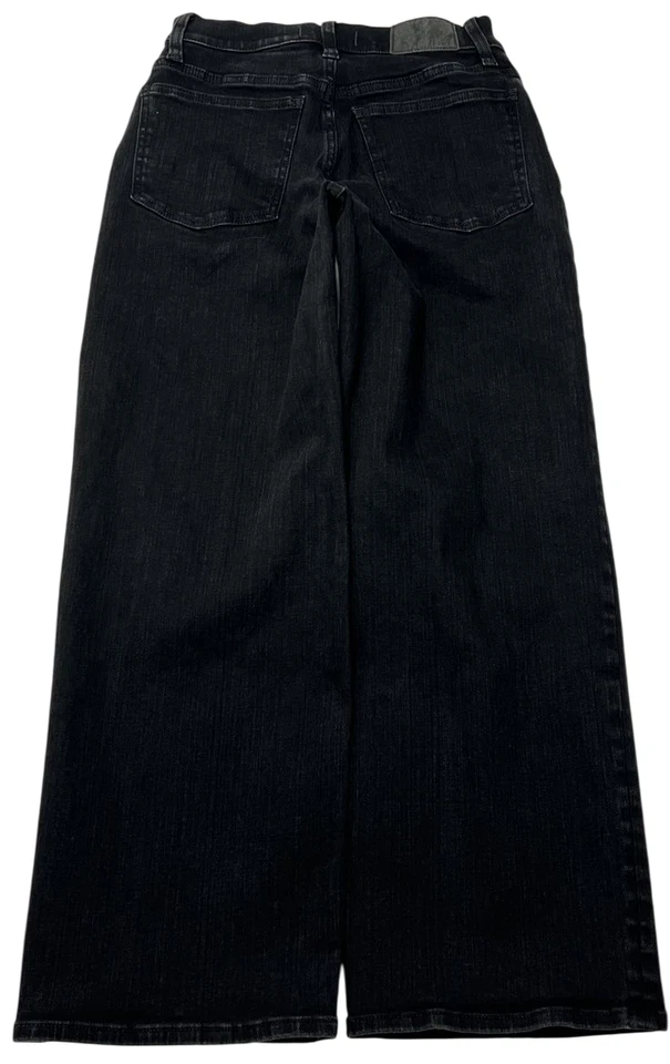 Madewell Jeans Womens (25P) Black Perfect Vintage Wide Leg Stretch Boho Retro - Image 1 of 4