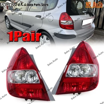 LH&RH side Tail Light For Honda JAZZ 2003-08 Fit 2007-08 Rear Brake Lamp NO Bulb - Image 1 of 4