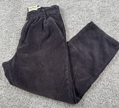 Eddie Bauer Men’s Corduroy Pants Thick Pleated Black Casual 35x28 - Read - Image 1 of 4