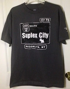 WWE Summer Slam Brock Lesnar Suplex City F5 Brooklyn NY T Shirt Size Large - Picture 1 of 15