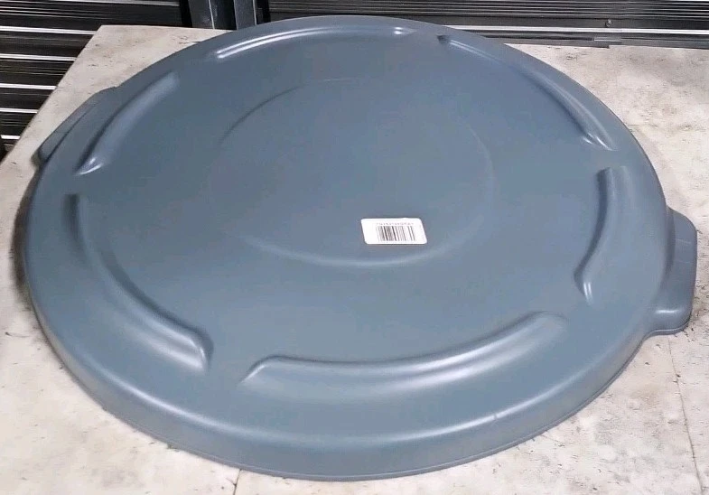 FG263100GRAY Rubbermaid Brute Commercial Gray 32 Gal 22" Dia Trash Can Lid 3 Ava - Image 1 of 1