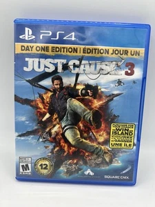 Just Cause 3: Day One Edition (Sony PlayStation 4, 2015) PS4 No Manual - Imagen 1 de 3