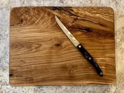 Placa de corte/charcutaria de bordo rachada Lightning Struck epóxi verde profundo - Imagem 1 de 4