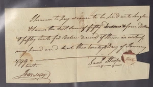 INGRESOS EN RELIEVE RM 84 - BONO ÚNICO CON SELLO - FECHA 20/01/1799 - Imagen 1 de 3