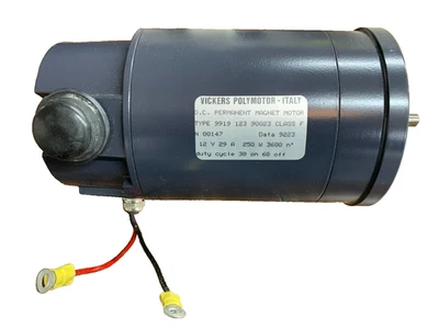 VICKERS 聚合物 9919-123-90023 级 F 12V 直流电机,12 VDC,29 安培 — 第 1/3 张图片